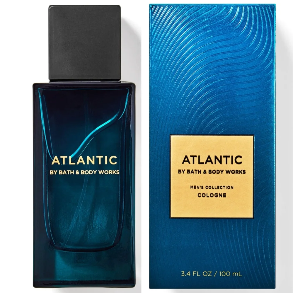 Bath & Body Works Men's 3.4oz / 100ml Atlantic Cologne NEW in Box RARE